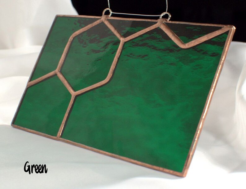 Dopamine Made To Order Stained Glass Suncatcher Green