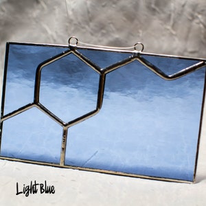 Dopamine Made To Order Stained Glass Suncatcher Light Blue