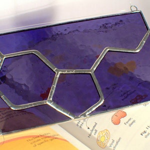 Serotonin Made To Order Stained Glass Suncatcher Purple