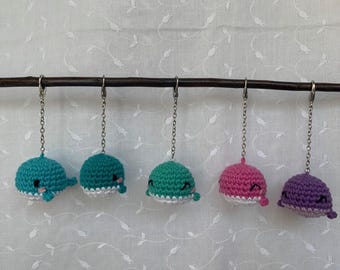 Mini Whale Keychain