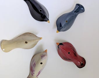 Hangend vogelornament - aardewerk - voor binnen of buiten