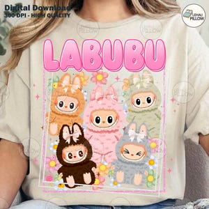 子供用女の子向けコケットボウドールPNG、ピンクの漫画キャラクターPNG、面白いイースターデー、ハッピーイースターデーPNG、デジタルファイル