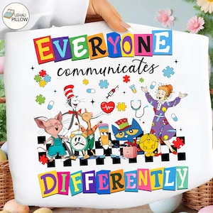 Cada persona se comunica de forma diferente (Png), Emoción del Año 2000 (Png), Profesor de autismo (Png), Regalo para profesor de educación especial (Png), Regalos para profesores, Neurodiversidad (Png)