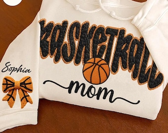 PNG de mamá de baloncesto con hilo sintético, PNG personalizado de mamá de baloncesto, PNG de baloncesto de ganchillo, diseño de camiseta para el día del partido, PNG de temporada de baloncesto