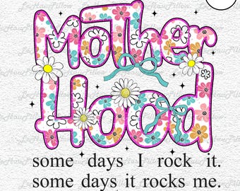 Floral Motherhood Coquette Bow Checker Png, Retro Mother’s Day Png, Funny Mama Png, Retro Design Png, Mom Shirt Png, Mothers Day Design Png