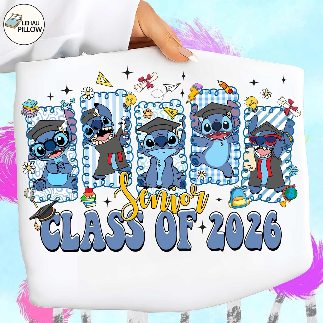Senior Blue Monster Graduation Png, Happiest Grad on Earth Png, Cartoon ...