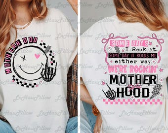 Moederschap Coquette Bow png, retro moederkap png, grappige moeder sarcastische mama png, moederdag png, mama retro moeder png