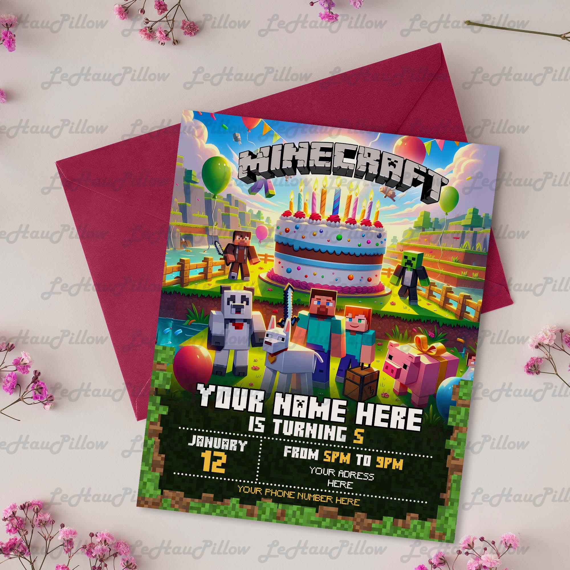 Digital Only Minecraft Invite from My Store