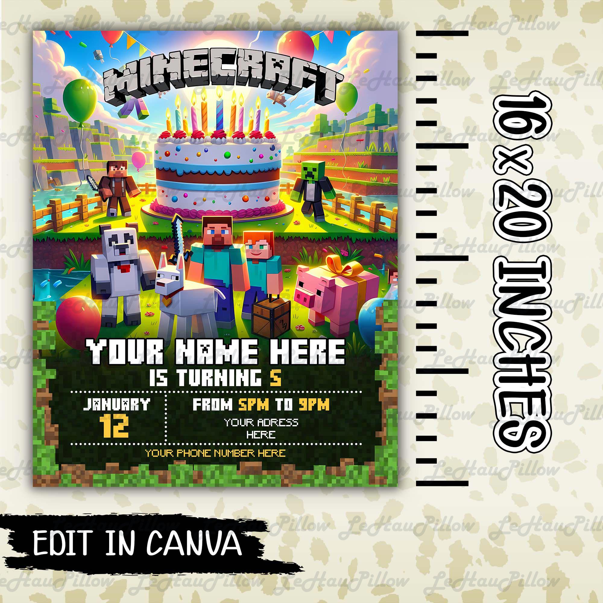 Digital Only Minecraft Invite from My Store