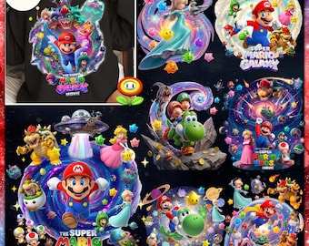 Paquete PNG de héroes espaciales galácticos para mayores de 8 años, diseño de camiseta de aventura de videojuegos, imágenes prediseñadas del equipo de la galaxia interestelar, arte para invitación de fiesta de cumpleaños de gamer