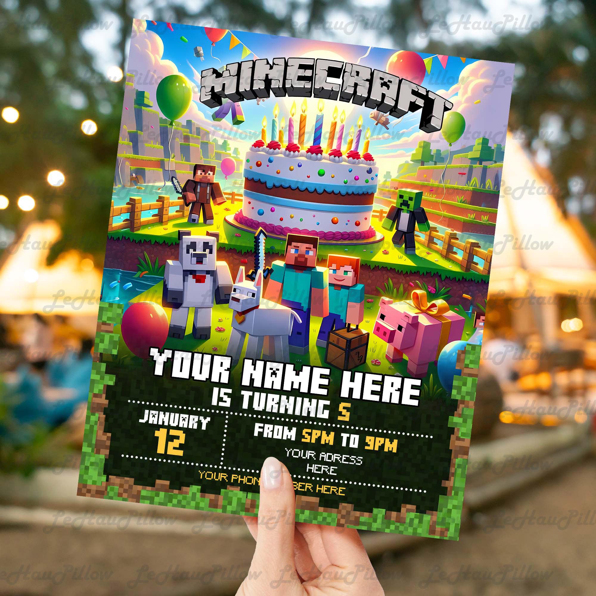 Digital Only Minecraft Invite from My Store