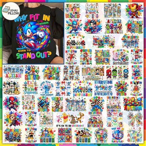 55+ Autism Ribbon Png Bundle, It’s Okay To Be Different Png, Autism Cartoon Png, Autism Awareness, Autism Quote Png, Autism Mom Png