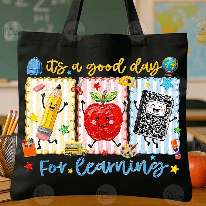 Penseldrag Det är en bra dag för lärande PNG, Tillbaka till skolan PNG, Grundskolelärare PNG, Lärarliv PNG, Var snäll lärarskjortadesign bild 3