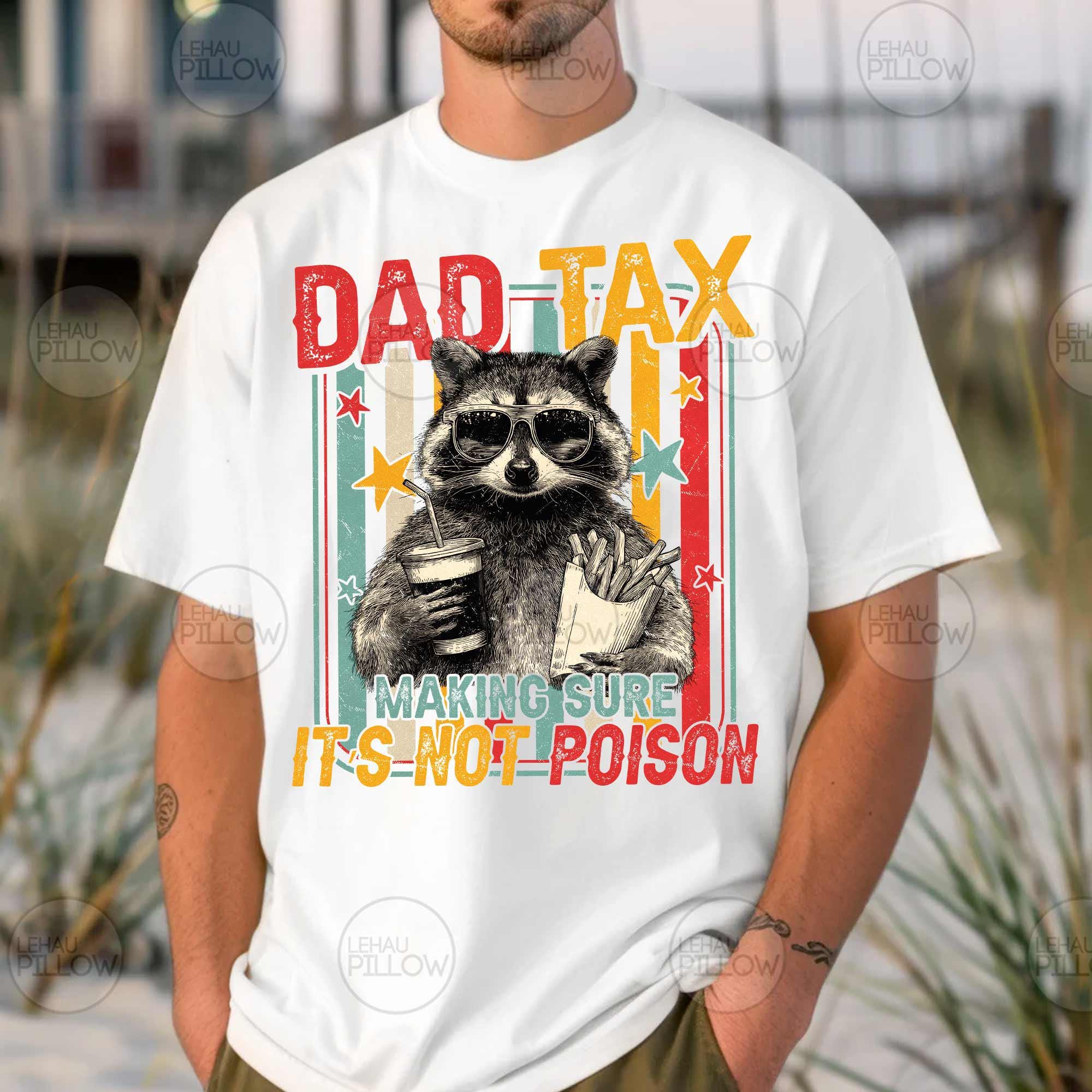 Funny Dad Tax Raccoon Png, Retro Raccoon Dad Png, Best Dad Ever Png ...