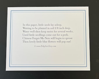 Gift card and handwritten personalized message