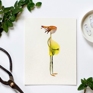 ATTENTES - Carte pour une fête de naissance, nouveau-né, carte de fête des mères, faire-part de grossesse, invitations à une fête d'adoption, impression botanique
