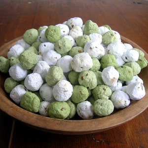 Seed Bomb Tutorial – DIY Plantable Paper Balls (How to PDF)