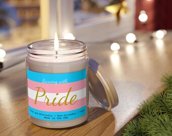 Burning with Pride Candle - Trans Pride