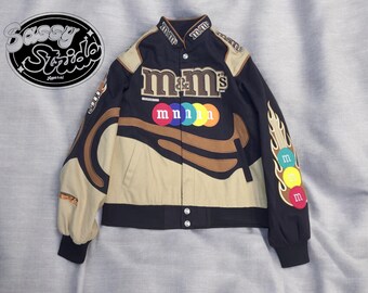Nascar vintage m&m jacket seen on madison beer sale