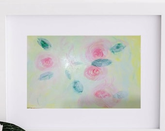 Floral Painting, Flowers, Modern Abstract Painting, Beautiful flowers