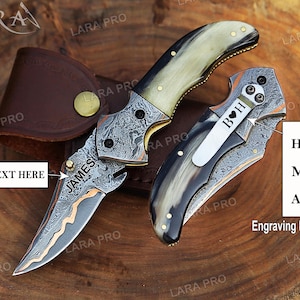 Custom Engraved Copper Pocket Knife Best Anniversary Gift for Him Handmade Keepsake for Husband Perfect Gift for Men Gift for Groomsman