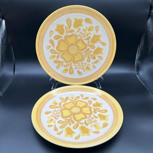 Royal Ironstone Cavalier DAMSEL Vintage 70&#39;s China Chop Plates Platters 11&quot; And 12&quot; Made In USA