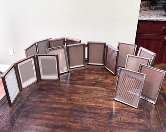 Vintage Lot of Ornate Gold Tone Brass Metal Picture Frames - Various Sizes Available - Sold Individually - FREE SHIPPING