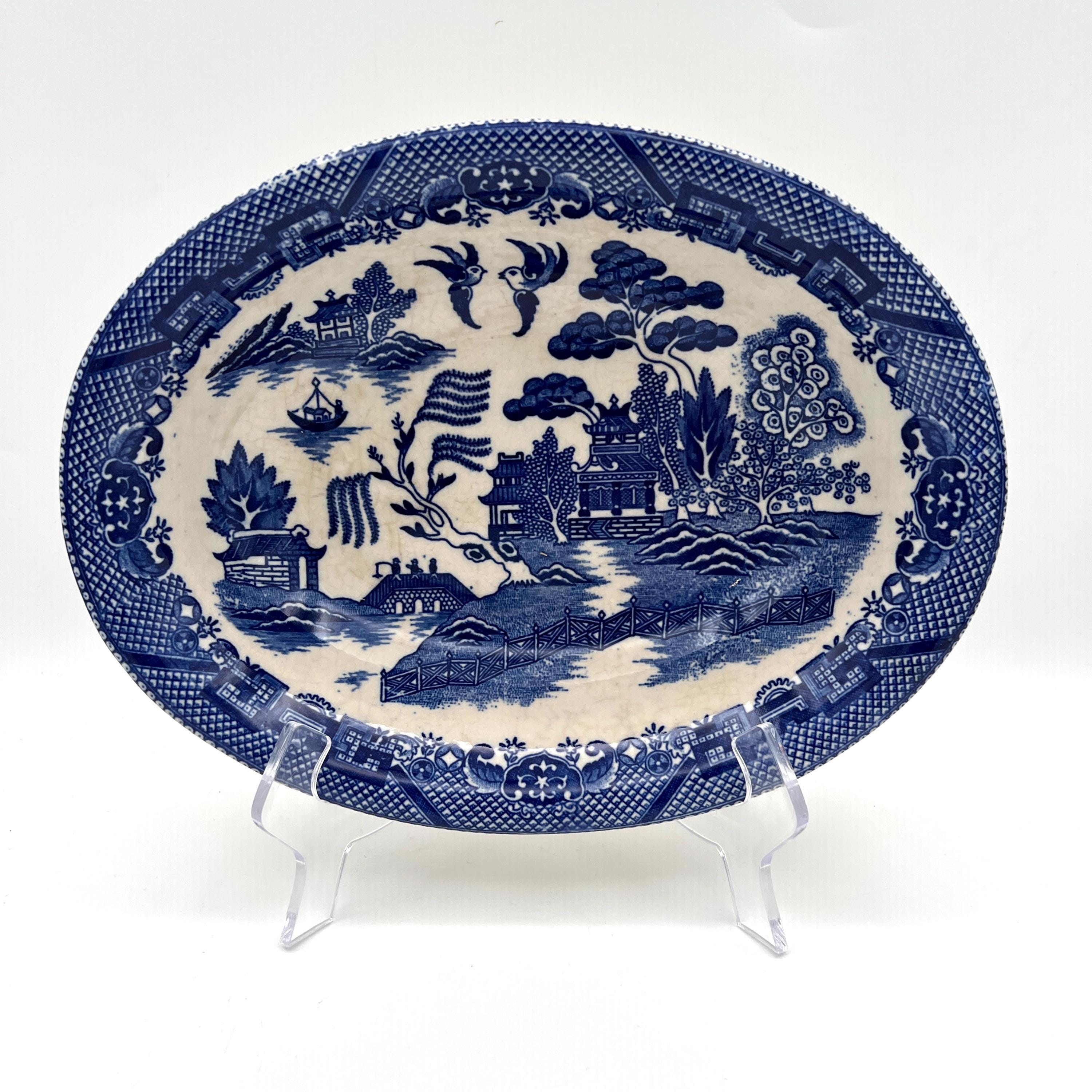 Antique Spode Blue Willow - Etsy