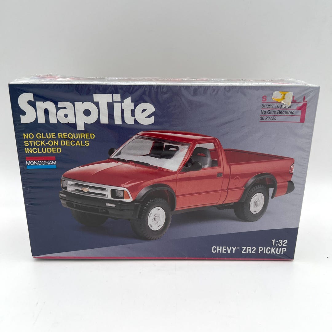Monogram Zr2 1994 Chevy ZR2 Pickup Monogram Snaptite Model Kit - New in Box - 1:32 ...
