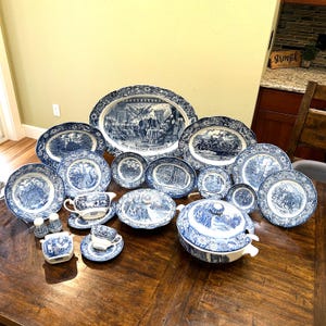 Staffordshire Plate - Etsy