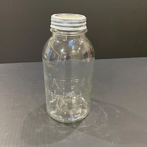 Vintage Atlas Strong Shoulder Mason Canning Jar Half Gallon With Lid Storage Jar