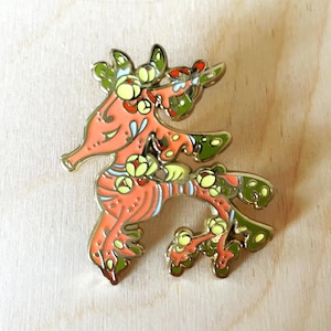 Aquatic - Glow in the dark Leafy Seadragon -  Enamel Pin