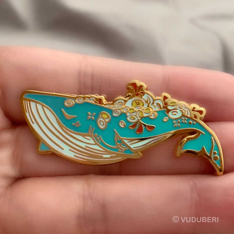 Barnacle Whale Transparent Vinyl Sticker - Etsy