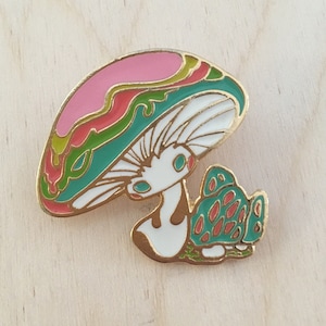 Mushroom Sprite Bubblegum Forest Edition - Enamel Pin