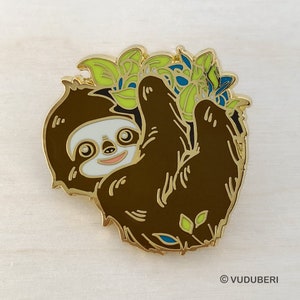 Hanging Sloth Hang in There - Enamel Pin