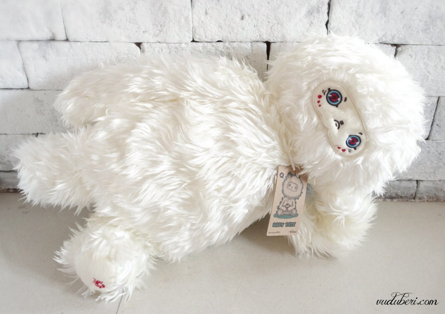 Cute Yeti Plush Toy Fluffy White Hair Snowman Monster Stuffed Animals Toys  Soft Plush Pillow Movie