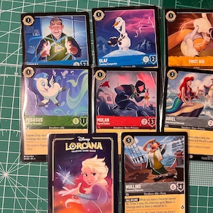 3D Disney Lorcana Trading Cards