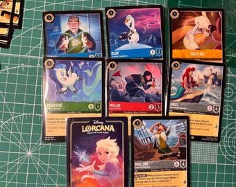 3D Disney Lorcana Trading Cards