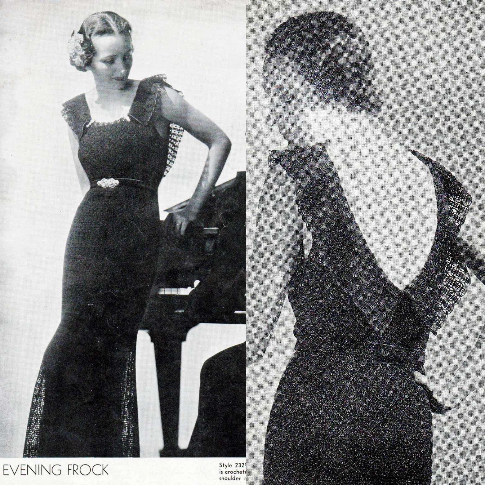 navy blue dress for baby girl How the return of the waist revolutionized 1930s Vintage Fashion! main image 0