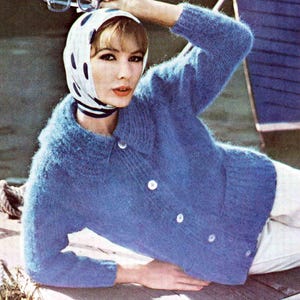 50s Mohair Sweater - Etsy