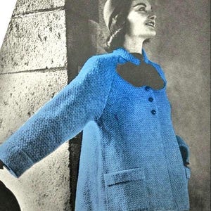 Vintage Knitting Pattern 1950s Fleishers Swing Jacket PDF Instant Download PDF Download