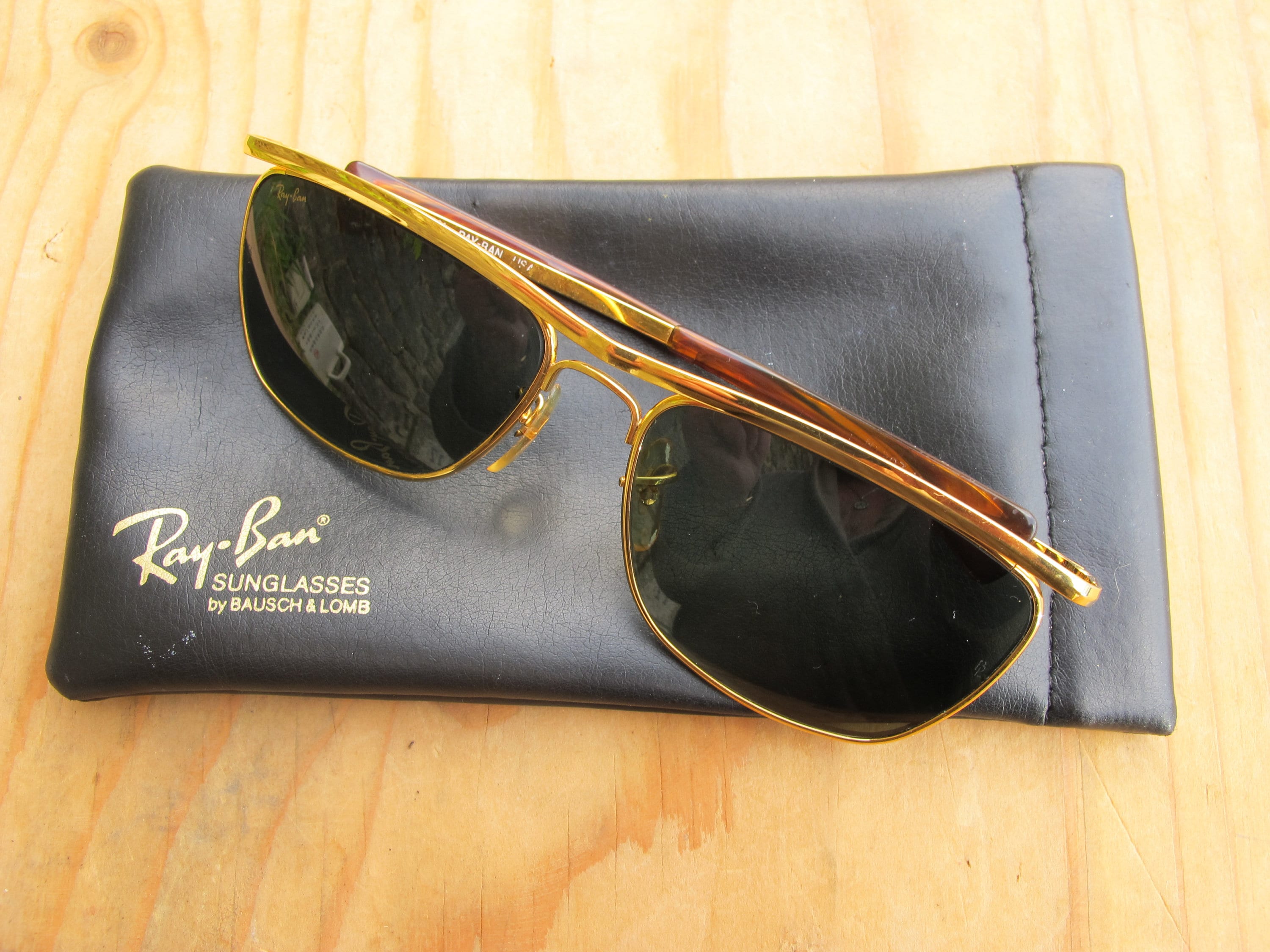 Vintage Ray Ban B&L U.S.A. W1307 Olympian DLX Harley Vintage Ray Ban B&L U.S.A. W1307 Olympian DLX Harley