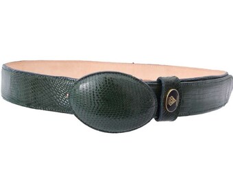 Nocona Genuine Lizard belt size 23 Nos Vintage NOCONA Men main image 3