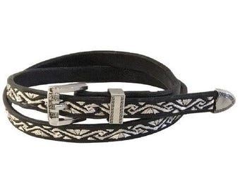 Real Silver Thread Cowboy Hat Band Toquilla De Hilo De Plata Ley 95 Original 26”