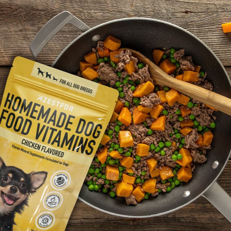 Homemade Dog Food Vitamins Premix Chicken Flavored Powder 1lb - Etsy