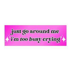 Gen Z Car Bumper Magnet, Please Don&#39;t Honk, Funny Bumper Magnet, Anxious Driver, Cute Car Decal, Unhinged Bumper, New Driver Magnet
