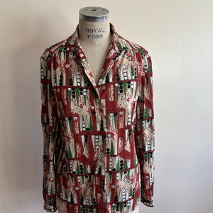 Backgammon Novelty Print Game Night shirt vintage 70s