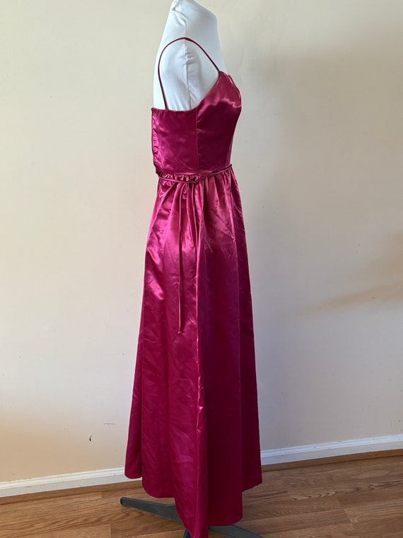Vintage Raspberry Gown XXS 1980s formal - image 7