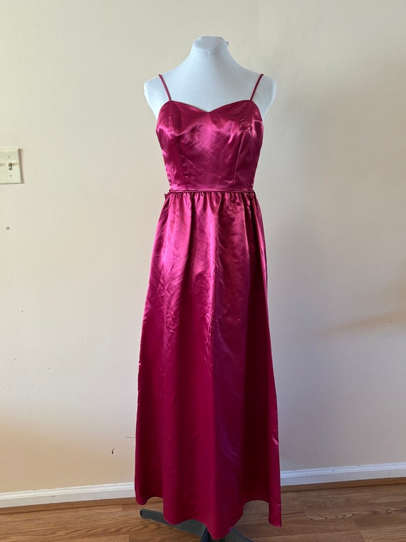 Vintage Raspberry Gown XXS 1980s formal - image 9