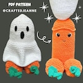 Surprise Halloweenie Ghost | Crochet Pattern Halloweenie | Halloween Decor | Halloween Ghost